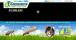 Desktop Screenshot of consolidatedpestcontrol.com
