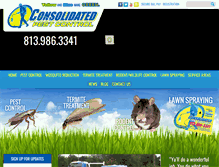 Tablet Screenshot of consolidatedpestcontrol.com